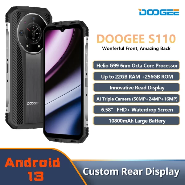 Doogee S98 Pro Dual SIM 256 GB negro clásico 8 GB RAM